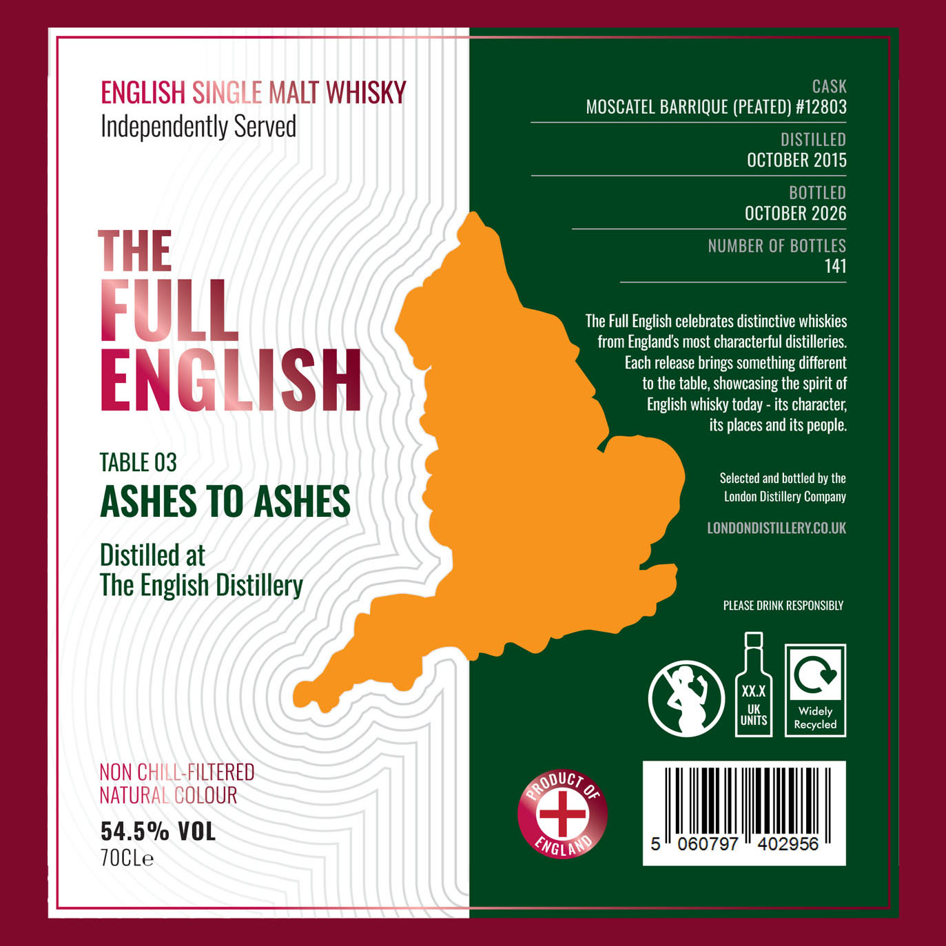 The Full English - Ashes to Ashes - The English